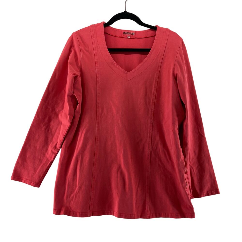 Iridium VNeck Top‎ Size Medium Stretch Cotton
